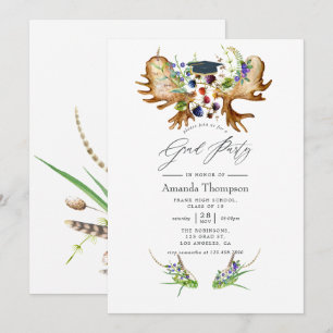 Invitación Fiesta de Graduación de Bosques Rústicos de Acuare