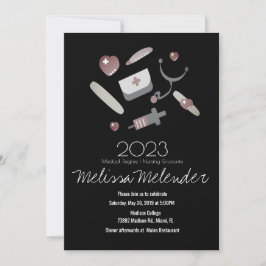 Invitación Fiesta de Graduación de Enfermera Médica de la Cla