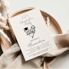 Invitación Fiesta de Graduación de Enfermera RN