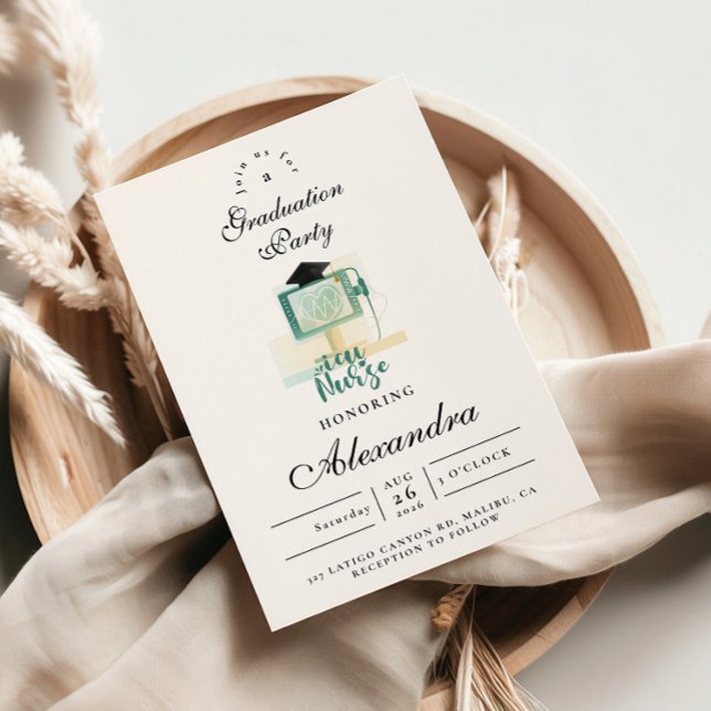 Invitación Fiesta de Graduación de Enfermeras de UCI (Subido por el creador)