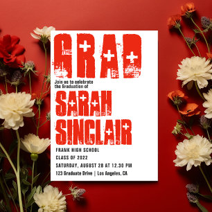 Invitación Fiesta de graduación de enfermeras rusas de moda