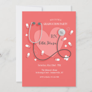 Invitación Fiesta de Graduación de Enfermería