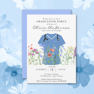 Invitación Fiesta de graduación de enfermería