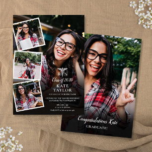 Invitación Fiesta de graduación de enfermería RN Collage de f