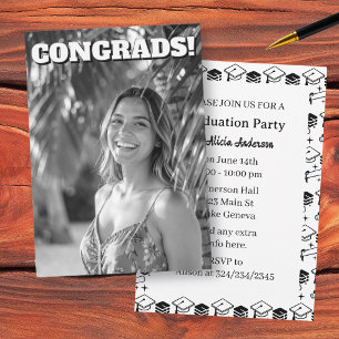 Invitación Fiesta de Graduación de Escuela Secundaria o Unive