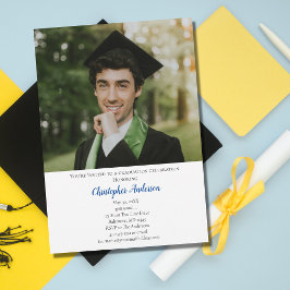 Invitación Fiesta de graduación de escuela secundaria univers
