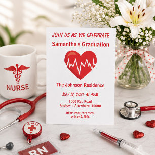 Invitación Fiesta de graduación de estudiante de medicina