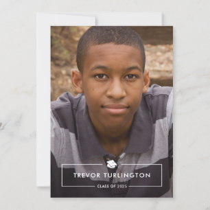 Invitación Fiesta de Graduación de Fotografía Sobreimpresión 