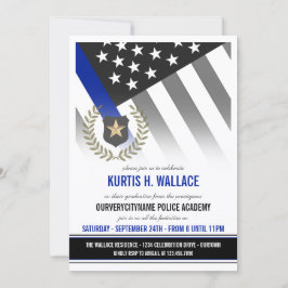 Invitación Fiesta de graduación de la academia de policía