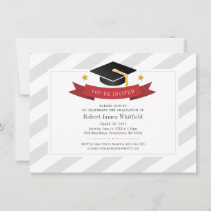 Invitación Fiesta de Graduación de la Clase de 2022 Gorra de