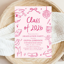 Fiesta de Graduación de la Clase de 2026 Dibujada 