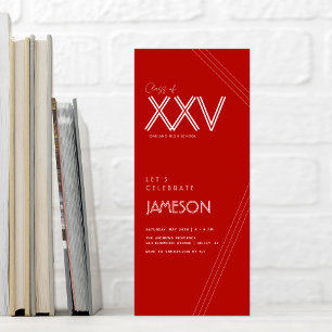 Invitación Fiesta de Graduación de la Clase de XXV   Moderna