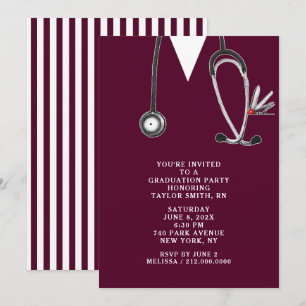 Invitación Fiesta de graduación de la escuela de enfermería