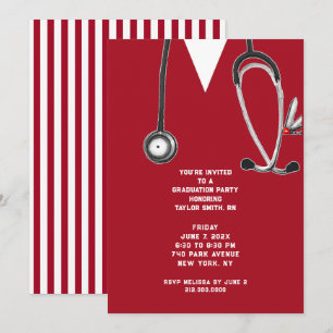 Invitación Fiesta de graduación de la escuela de enfermería