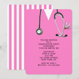 Invitación Fiesta de graduación de la escuela de enfermería 2