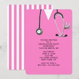 Invitación Fiesta de graduación de la escuela de enfermería 2