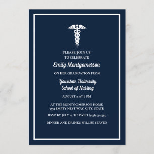 Invitación Fiesta de graduación de la escuela de enfermería a