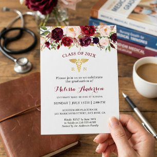 Invitación Fiesta de Graduación de la Escuela de Enfermería F