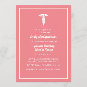 Invitación Fiesta de graduación de la escuela de enfermería r