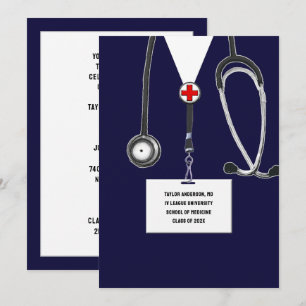 Invitación Fiesta de graduación de la escuela de medicina