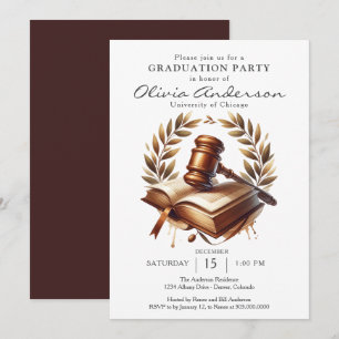 Invitación Fiesta de graduación de la facultad de derecho
