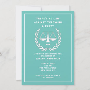 Invitación Fiesta de graduación de la facultad de derecho