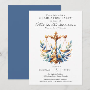 Invitación Fiesta de Graduación de la Facultad de Derecho