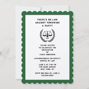 Invitación Fiesta de graduación de la facultad de derecho
