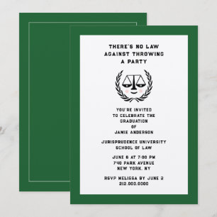 Invitación Fiesta de graduación de la facultad de derecho