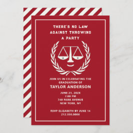 Invitación Fiesta de graduación de la facultad de derecho