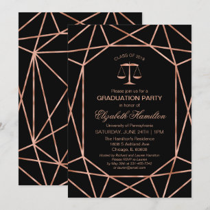 Invitación Fiesta de graduación de la facultad de derecho con