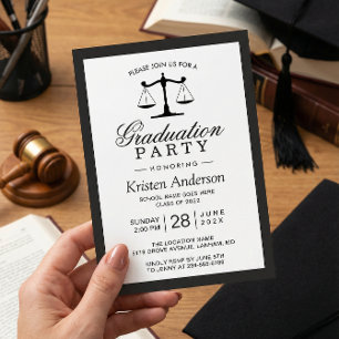 Invitación Fiesta de Graduación de la Facultad de Derecho de 