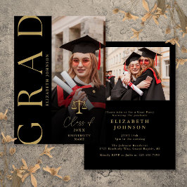 Invitación Fiesta de Graduación de la Facultad de Derecho en 