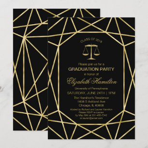 Invitación Fiesta de Graduación de la Facultad de Derecho Geo