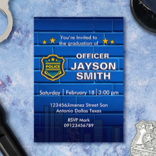 Invitación Fiesta de Graduación de la Policía