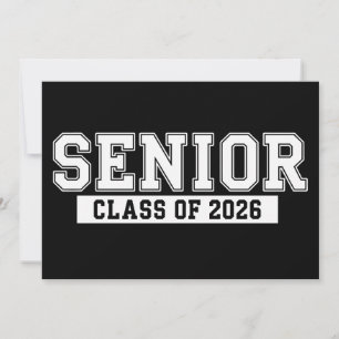 Invitación Fiesta de graduación de la promoción superior de 2
