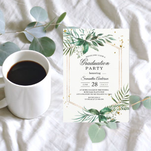 Invitación Fiesta de Graduación de la Vegetación de las Acuar