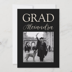 Invitación Fiesta de Graduación de Medicina Veterinaria Black