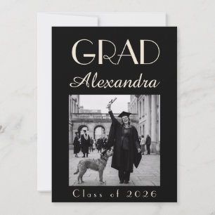 Invitación Fiesta de Graduación de Medicina Veterinaria Black