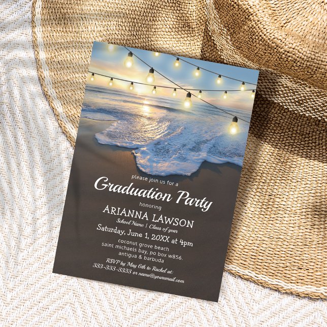 Invitación Fiesta de graduación de Ocean Beach Coastal 2025 (Subido por el creador)