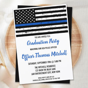 Invitación Fiesta de Graduación de Oficiales de Policía de la