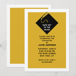 Invitación Fiesta de Graduación de Oro