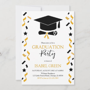 Invitación Fiesta de Graduación de Salud