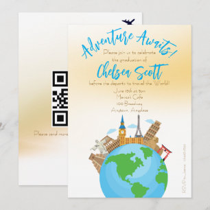 Invitación Fiesta de Graduación de Universidad La Aventura Es