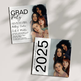 Invitación Fiesta de Graduación del Grupo de Fotos a Doble Ca