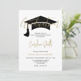 Invitación Fiesta de Graduación Elegante