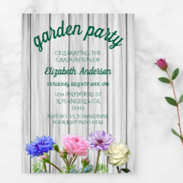 Invitación Fiesta de Graduación en el Jardín