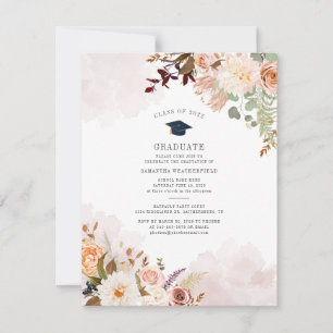 Invitación Fiesta de Graduación Floral 2026