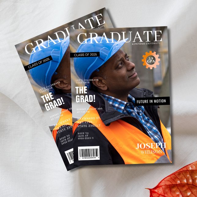 Invitación fiesta de graduación fotográfica de la revista de  (Subido por el creador)