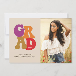 Invitación Fiesta de graduación fotográfica de Retro Grad Col